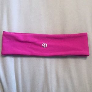 Thick magenta/pink LuluLemon headband